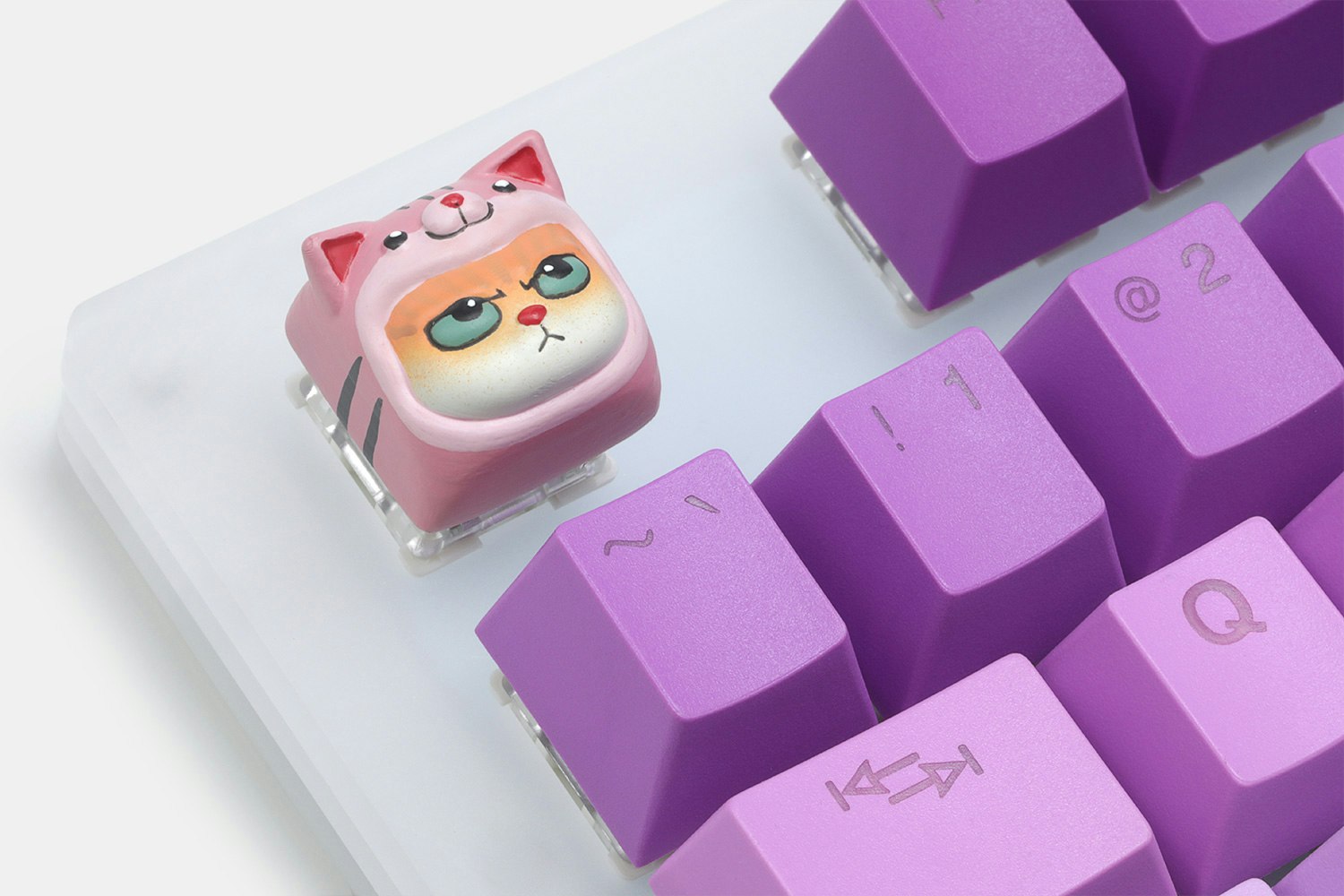 Cool Key Crew Peaky Cat Artisan Keycap