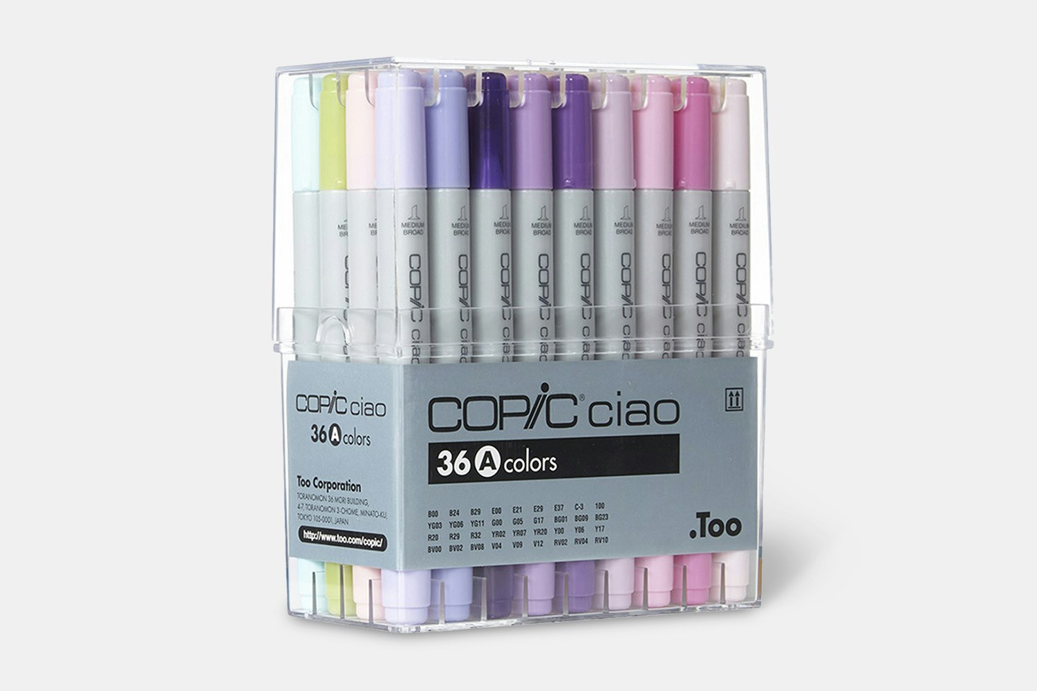 Copic Ciao Copic Rgb Marker COPIC Ciao Marker Set A (36 Colors