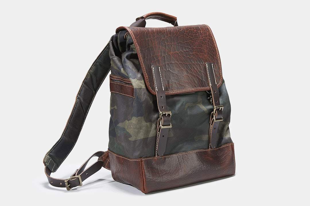 Coronado Leather Bison Redwood #530 Backpack