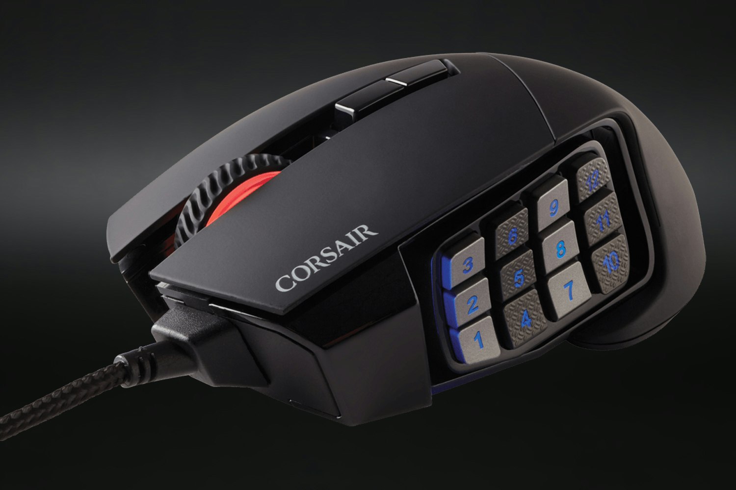Corsair Scimitar Pro RGB MOBA/MMO Gaming Mouse Input Devices Drop