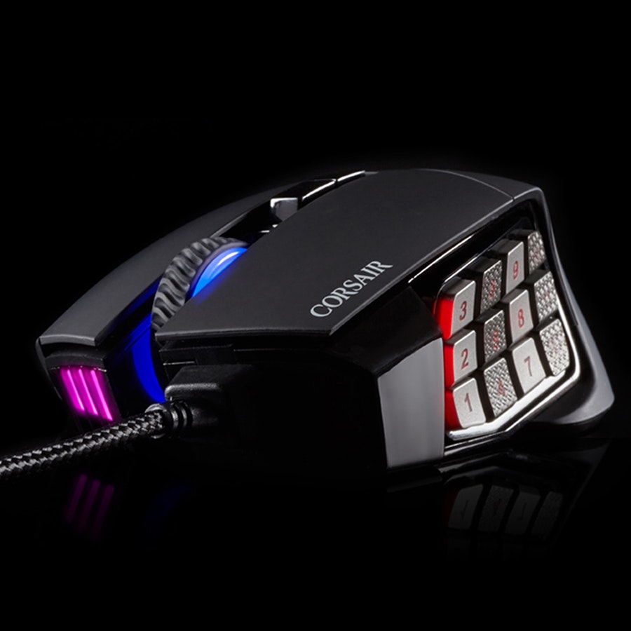 corsair gaming scimitar pro rgb gaming mouse