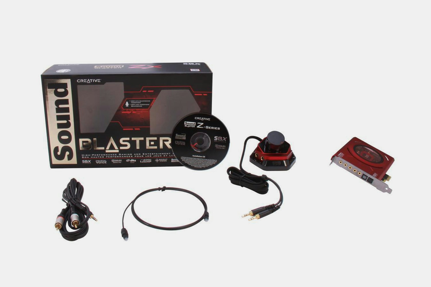 Creative Sound Blaster ZX PCIe Gaming Sound Card | PC Parts | Drop