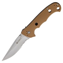 Partially Serrated - Tan