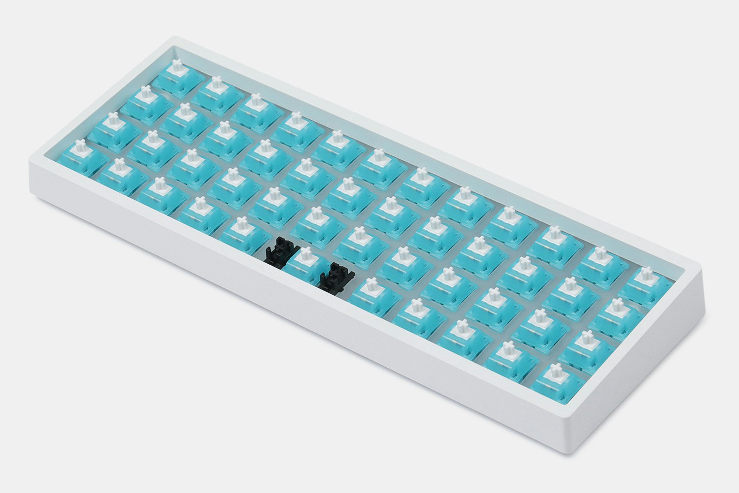 CSTC40 40 Mechanical Keyboard Kit White Case Details Mechanical