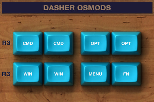 Dasher & Dancer SA Custom Keycap Set