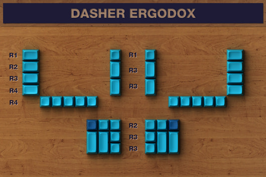 Dasher & Dancer SA Custom Keycap Set