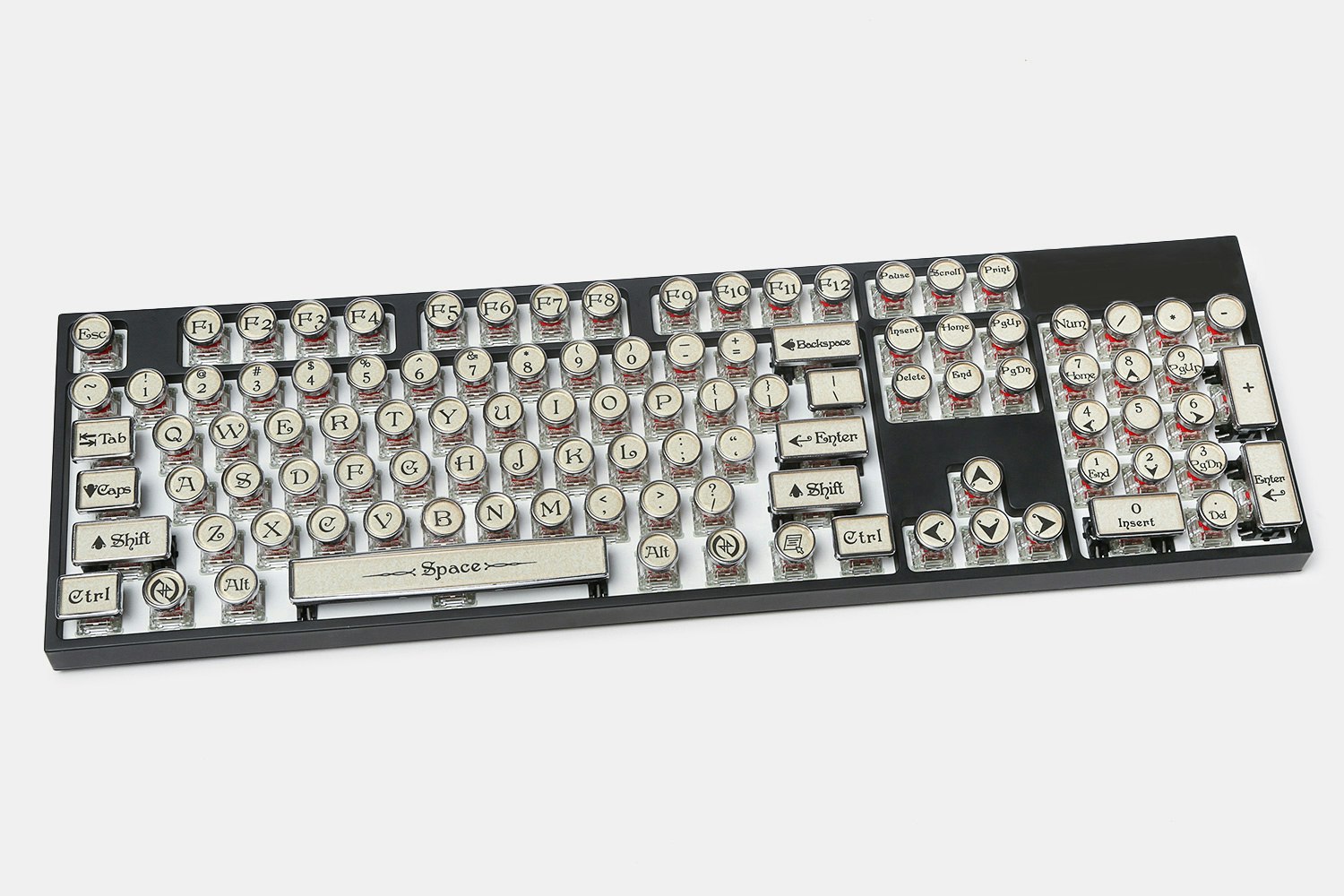 Datamancer Penshurst Typewriter Keycap Set Mechanical Keyboards