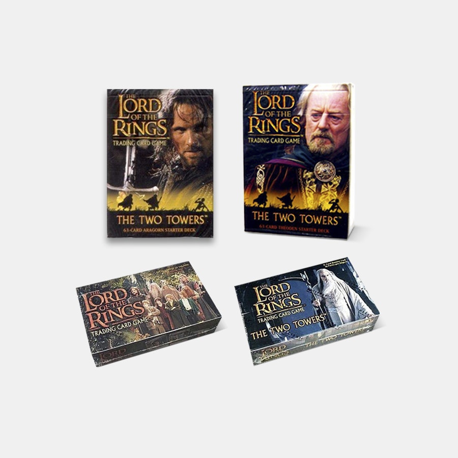 3 Lord of the Rings LOTR The Two Towers Trading Card Game Packs TCG Lot of 