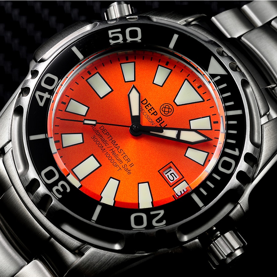 Deep Blue Depthmaster 3000M Automatic Watch Watches Dive