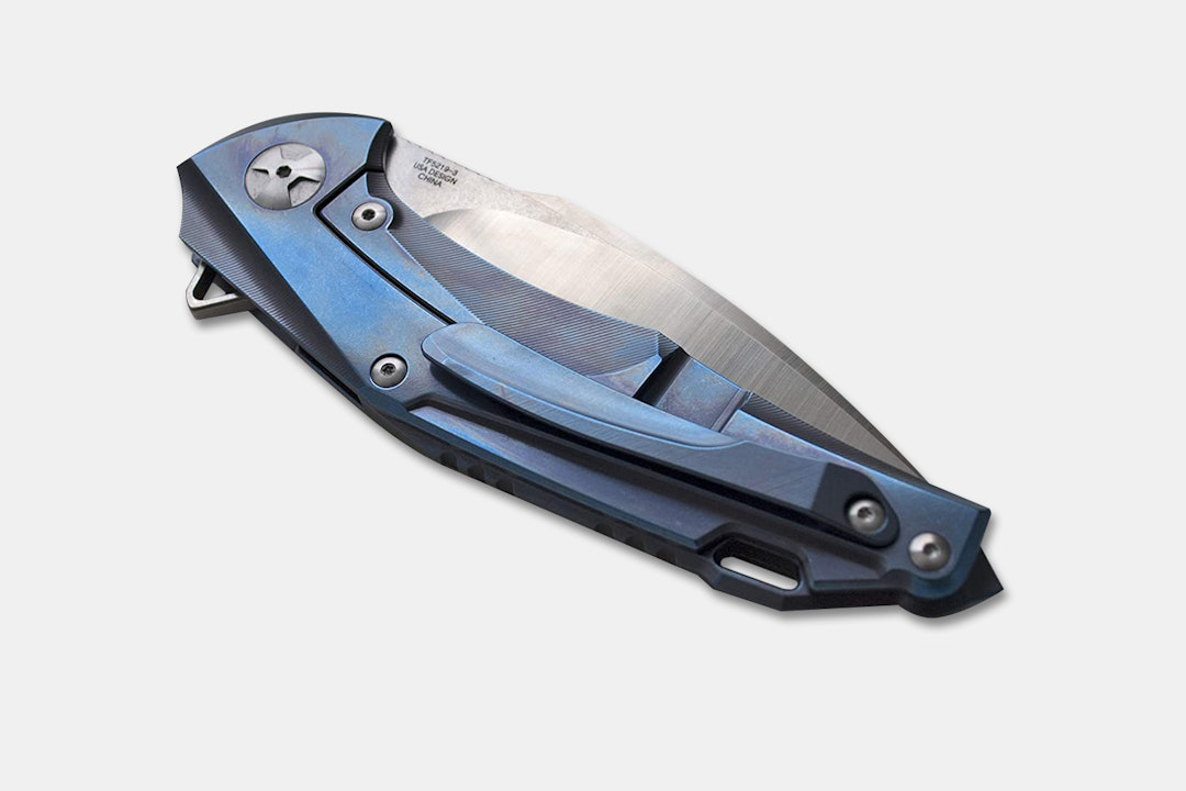 Defcon Sharks Tooth S35VN Titanium Frame Lock Knife