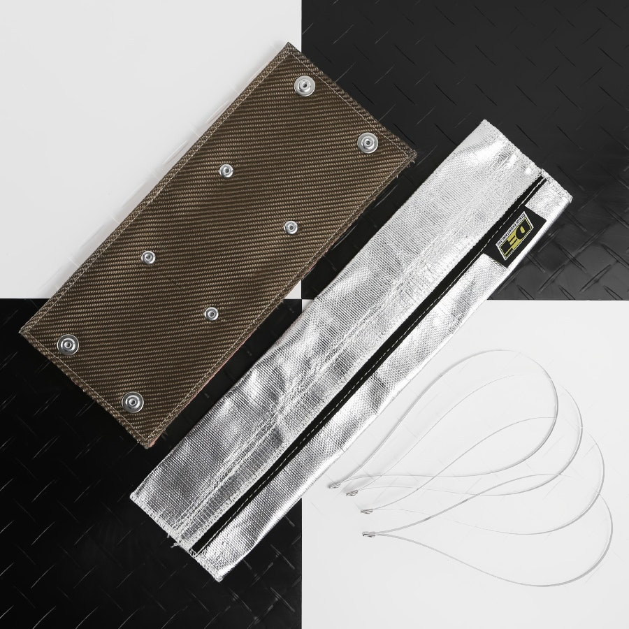 DEI Oil Cooler Line Heat Shield Kit GROUP BUY CorvetteForum Chevrolet Corvette Forum