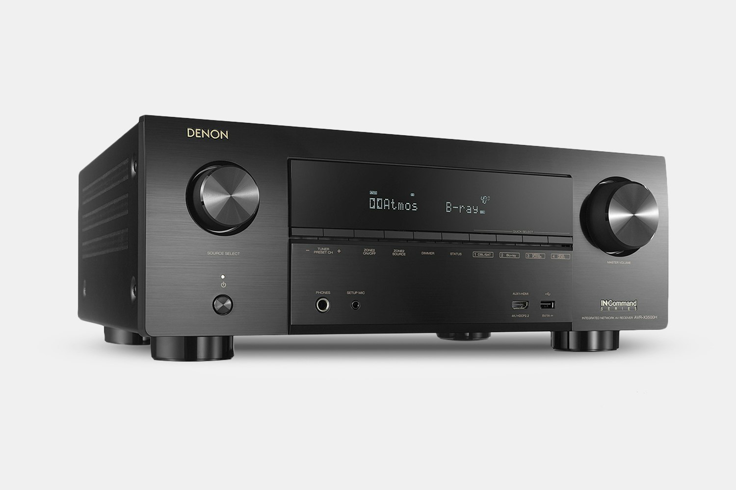 Denon 7.2 Channel AVRX3500H 4K UltraHD AV Receiver Audio Receiver