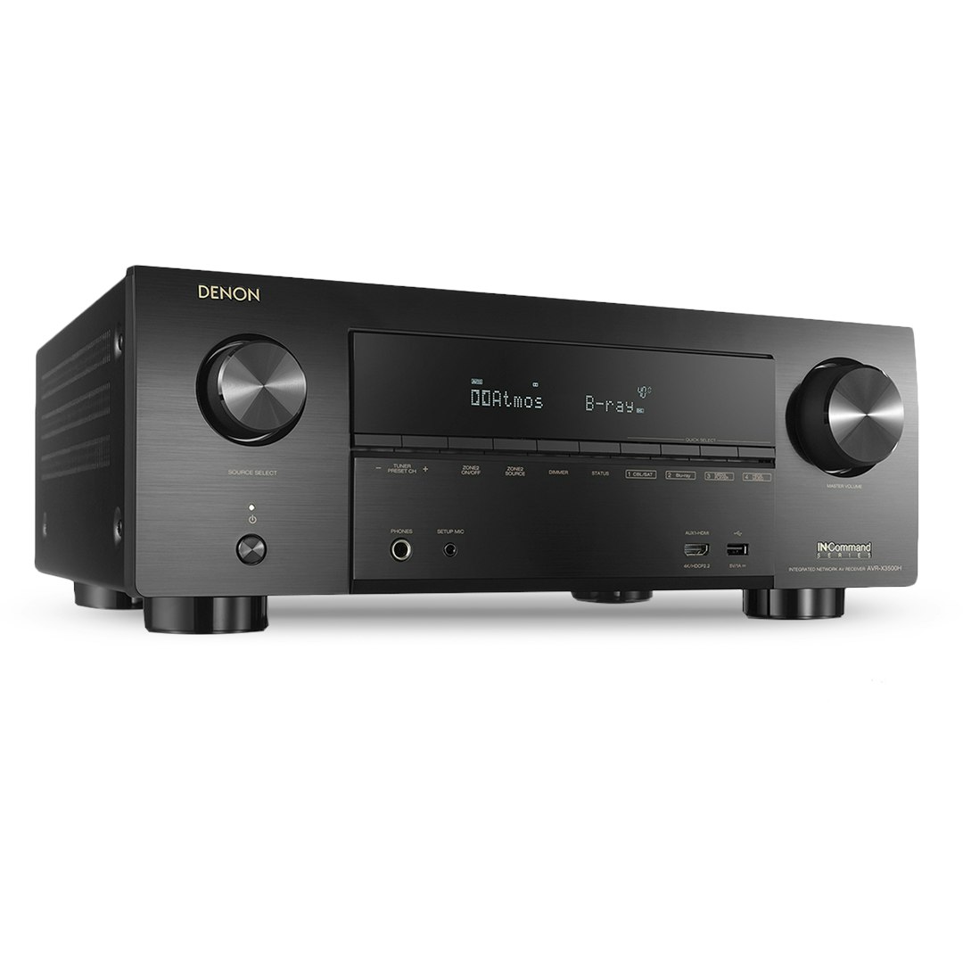 DENON　AVR-X4500H　AVアンプ　4K HDR atmos　IMAX AVR-X4500H - 9.2 Ch. 125W 4K AV Receiver with HEOS® Built-in