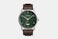 Viaggio Automatic Green W/ DK Brown Leather - D06-01-02