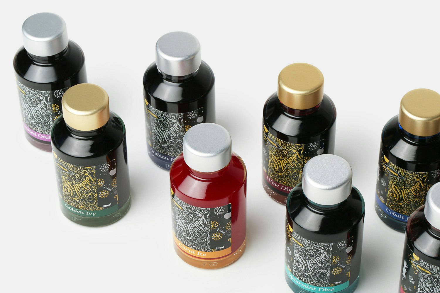 Diamine Shimmering Ink (3-Pack)