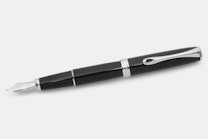 Fountain Pen - Black Lacquer w/ Chrome Trim
