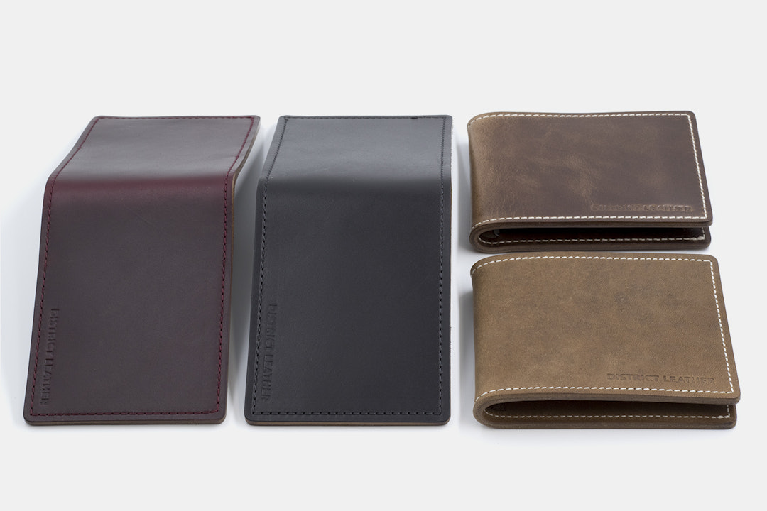 District Leather Metro Thin Bifold Wallet