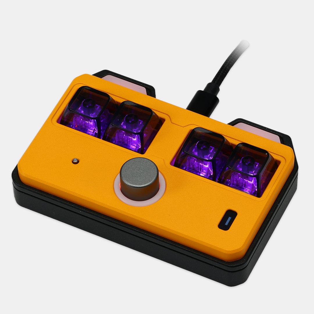 DOIO Haptic Macro Pad With Haptic Feedback & Buzzer Mode White