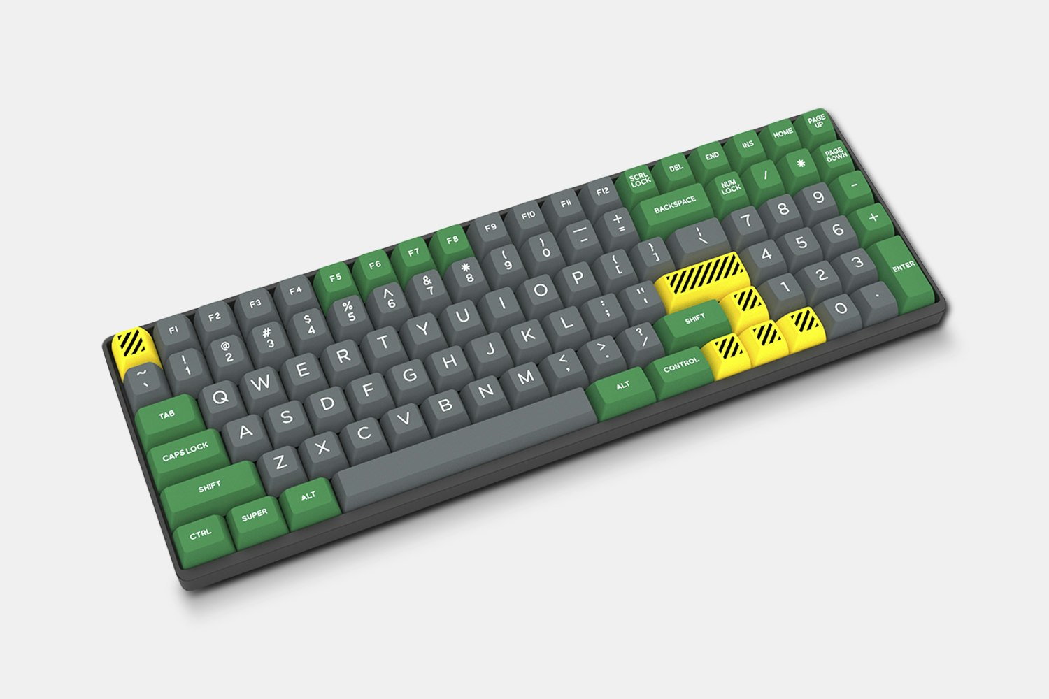 DOMIKEY ABS Doubleshot SA Crisis Keycap Set