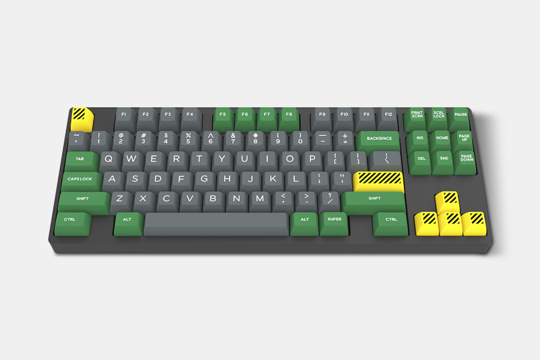 DOMIKEY ABS Doubleshot SA Crisis Keycap Set