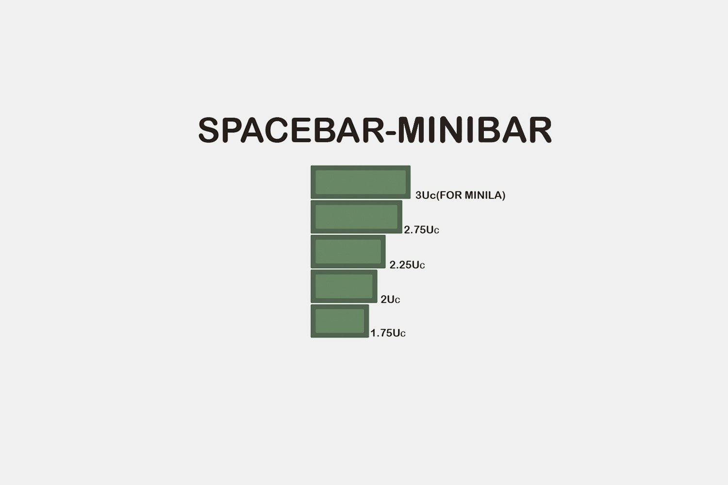 Minibars Spacebar - ($8)
