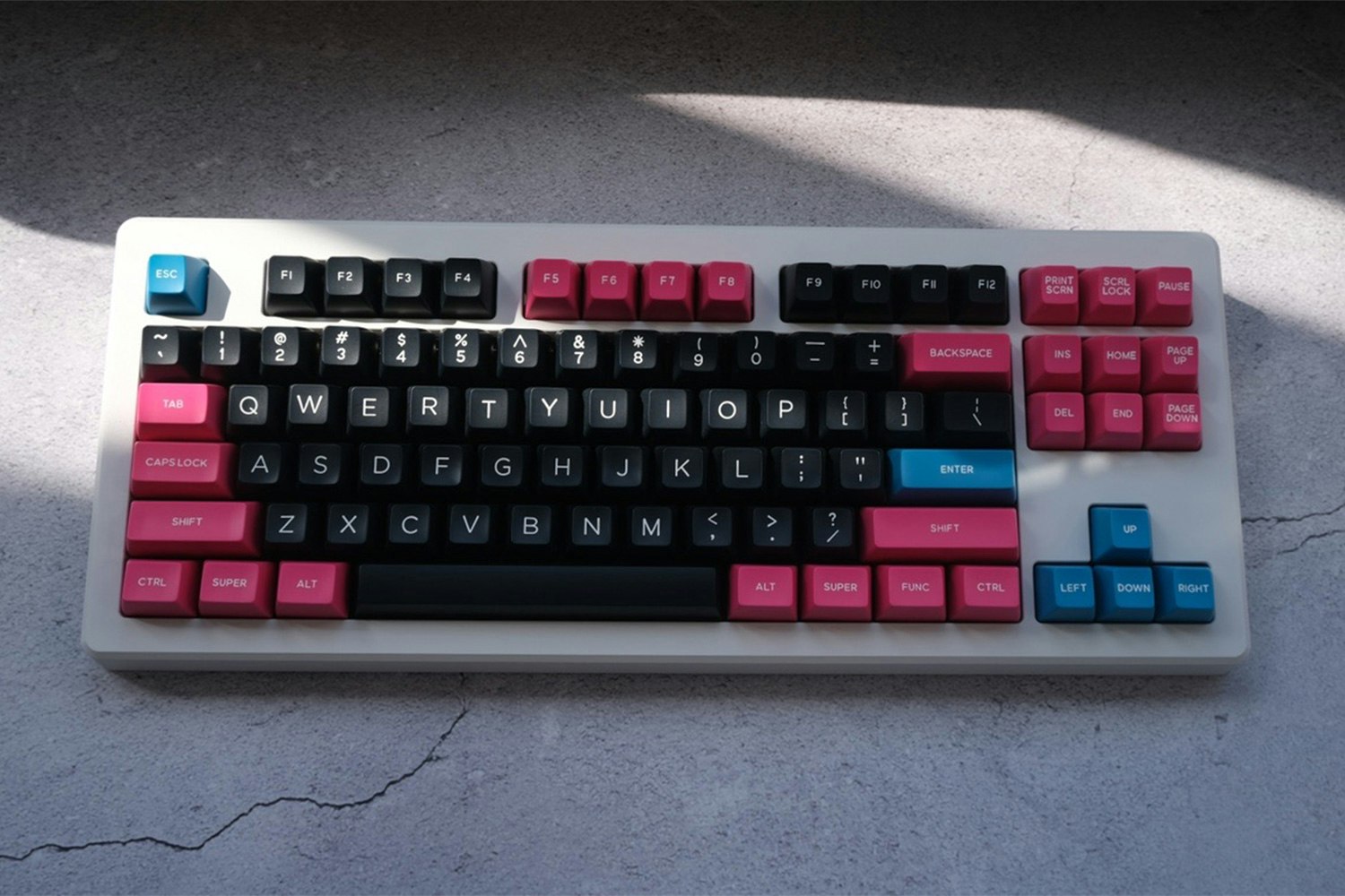 DOMIKEY ABS Doubleshot SA Unbeatable Miami Keycap Set