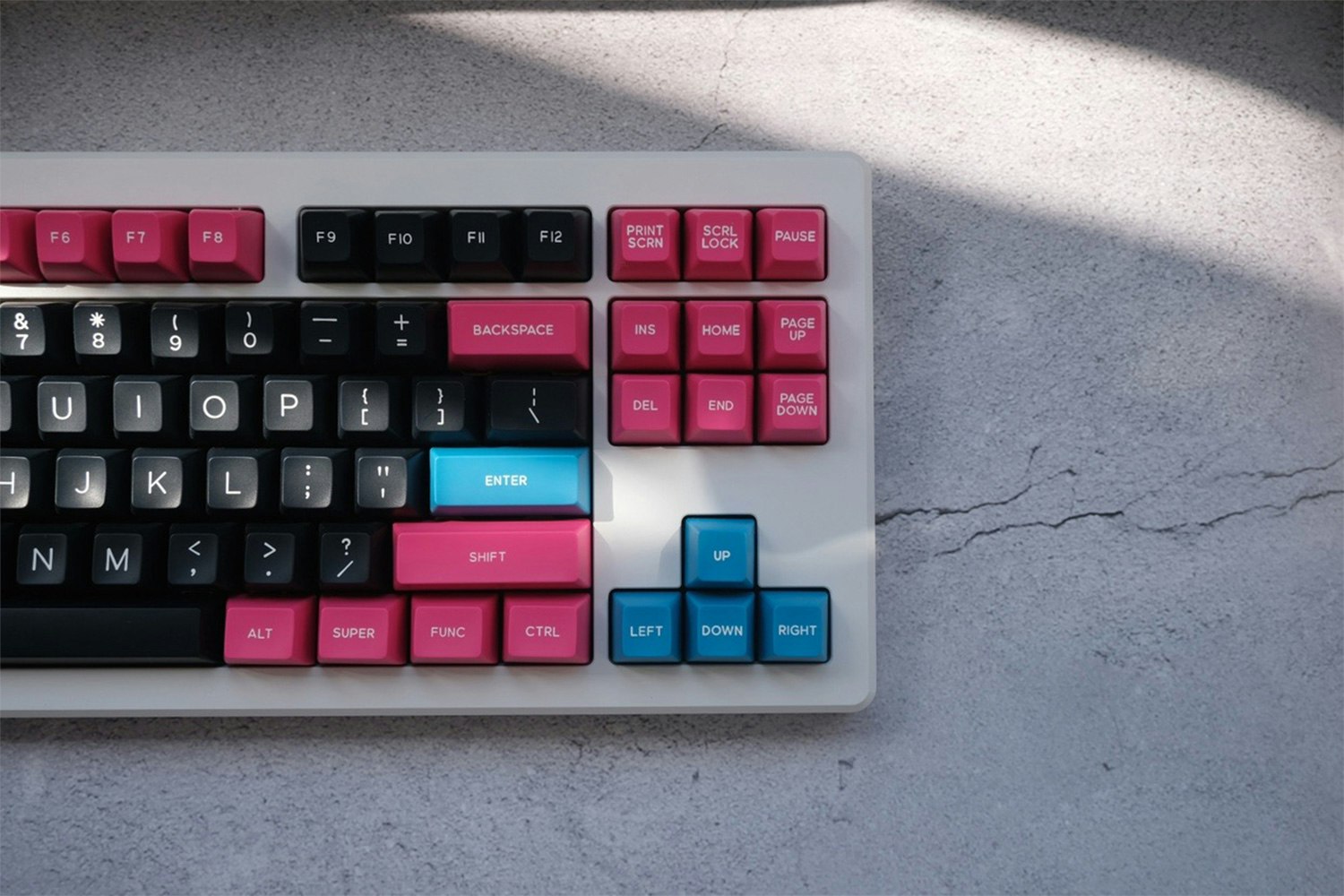 DOMIKEY ABS Doubleshot SA Unbeatable Miami Keycap Set