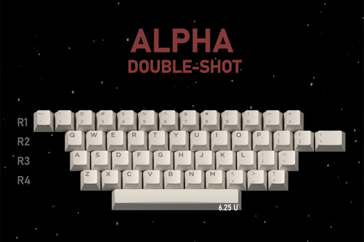 DOMIKEY Astronauts Cherry Tripleshot ABS Keycap Set