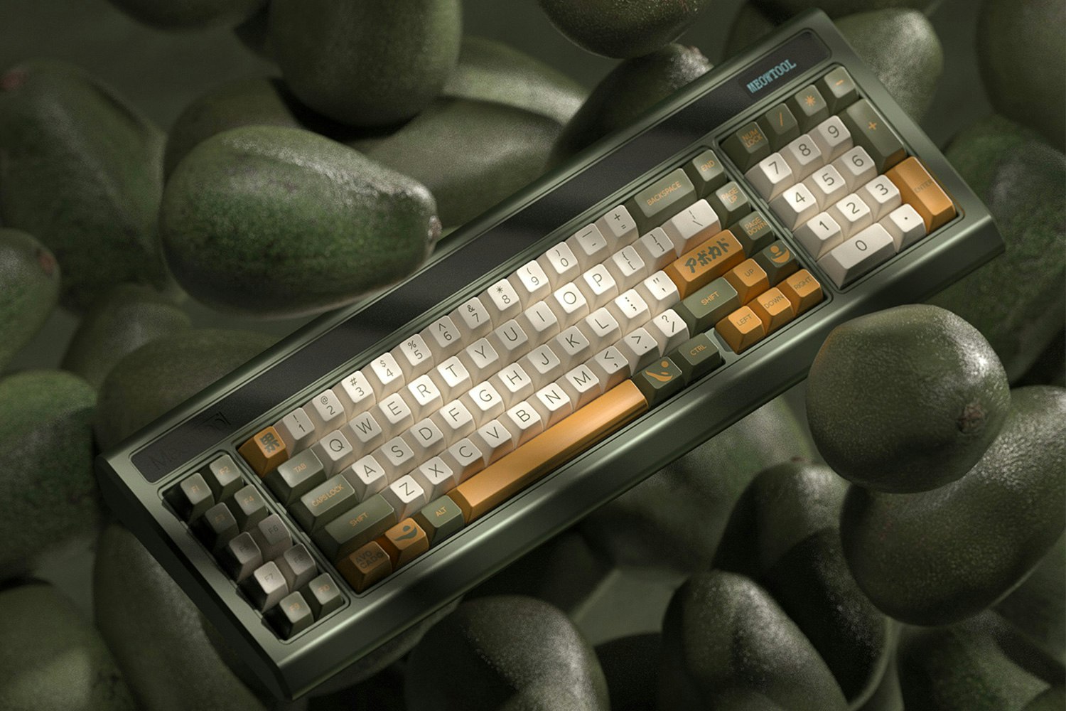 DOMIKEY Avostar ABS Doubleshot SA Keycap Set