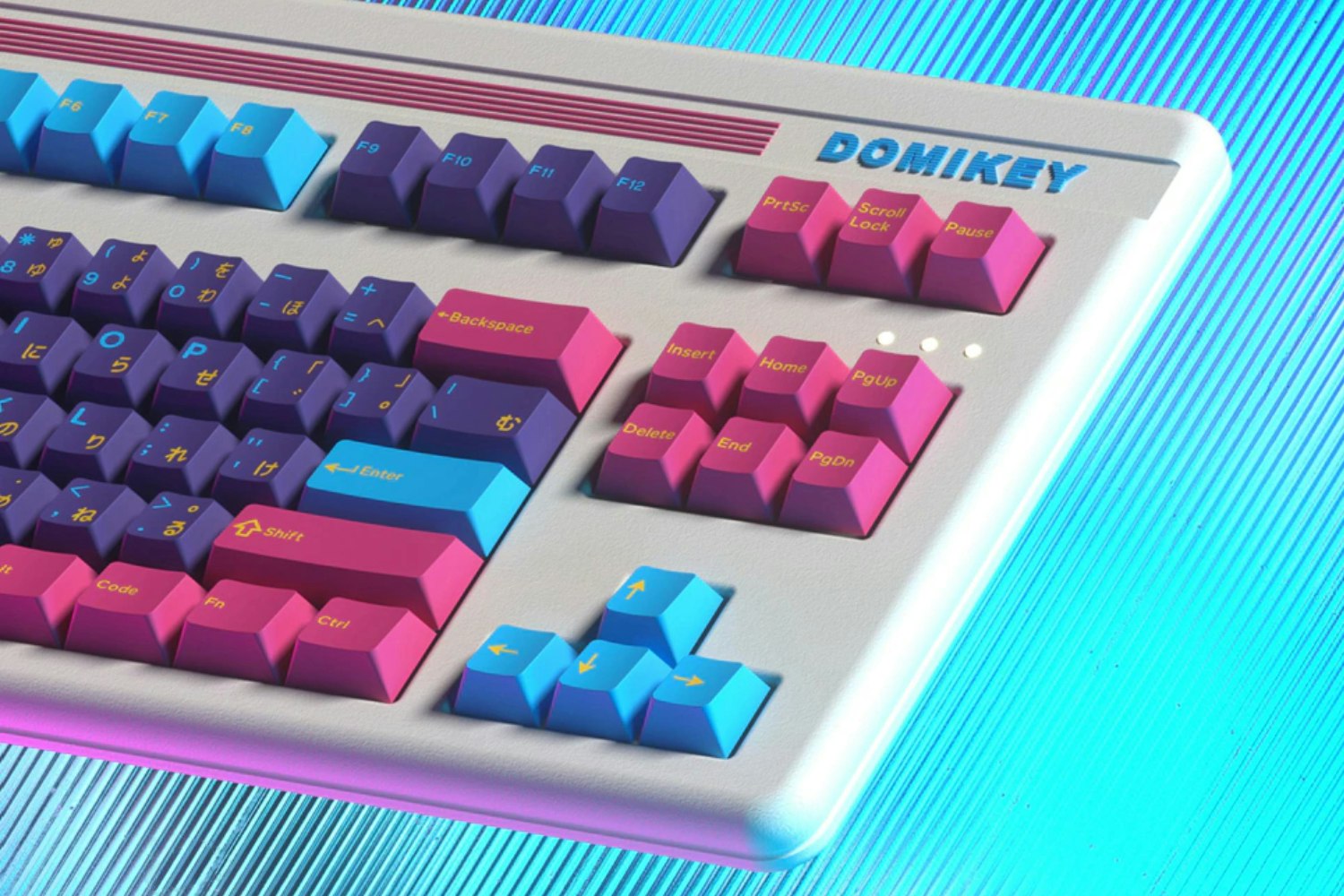 DOMIKEY Pumper Doubleshot ABS Cherry Profile Keycap Set