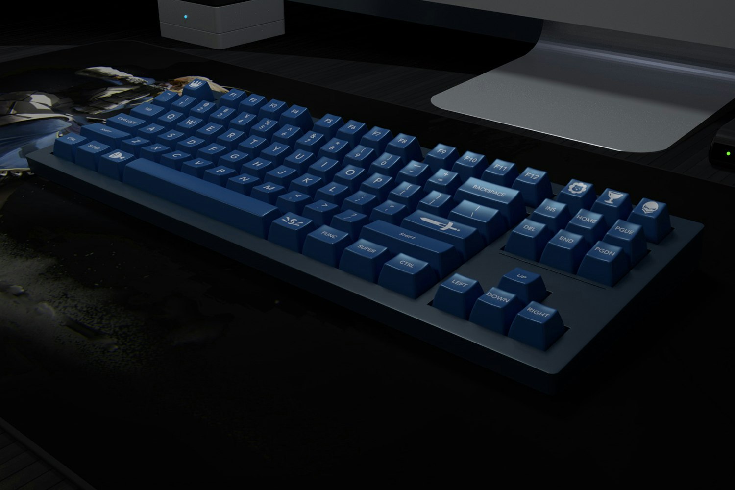 DOMIKEY Knight SA Doubleshot Keycap Set