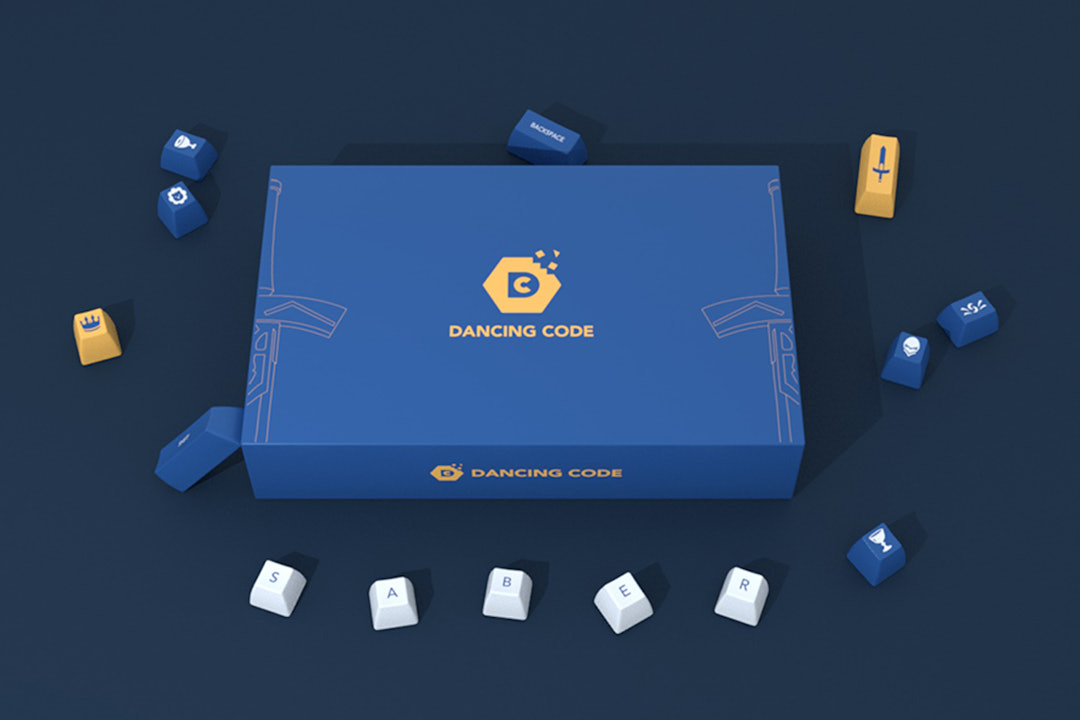 DOMIKEY Knight SA Doubleshot Keycap Set