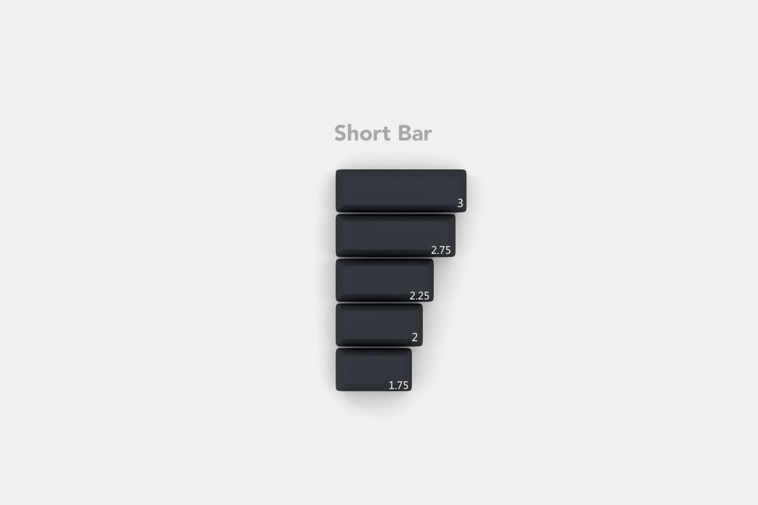 Spacebar Short Dark Grey - $10