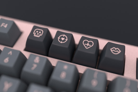 DOMIKEY Villanella SA ABS Doubleshot Custom Keycap Set