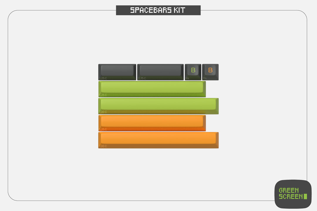 Drop SA Green Screen Keycap Set