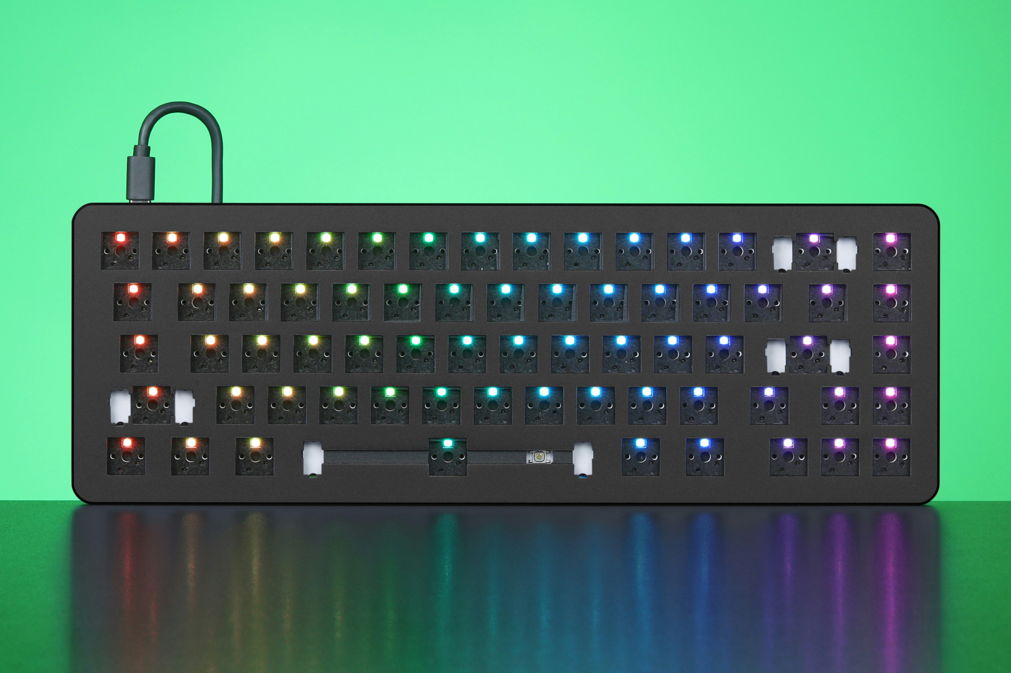 Drop ALT V2 Barebones Mechanical Keyboard Space Gray Mechanical Keyboards Custom Layout