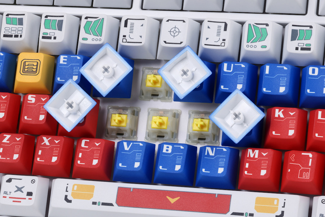 Drop + ArqKeebs DCD White Devil Keycap Set | Mechanical Keyboards ...