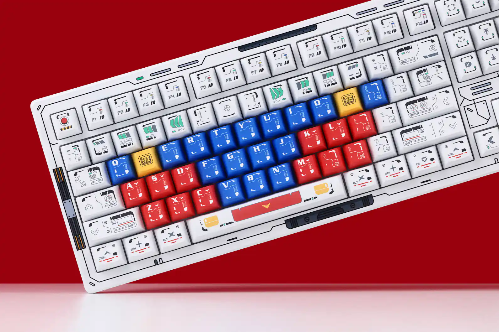 Drop + ArqKeebs DCD White Devil Keycap Set - Base | Mechanical ...