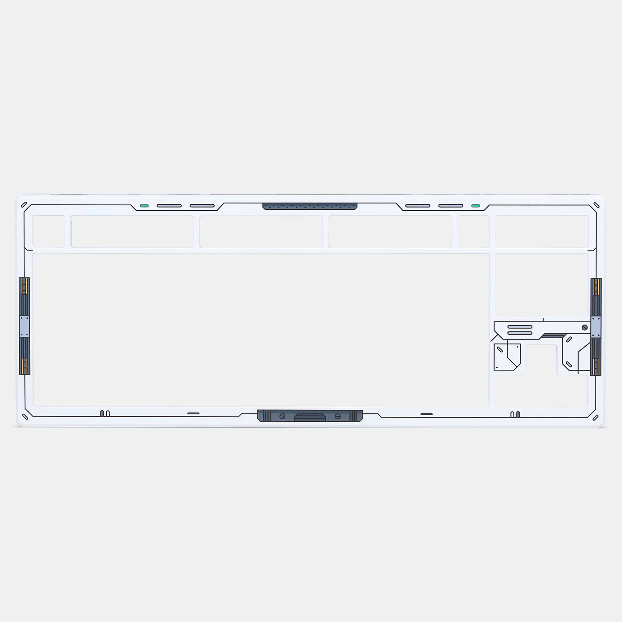 Drop + ArqKeebs White Devil CSTM80 Decorative Case