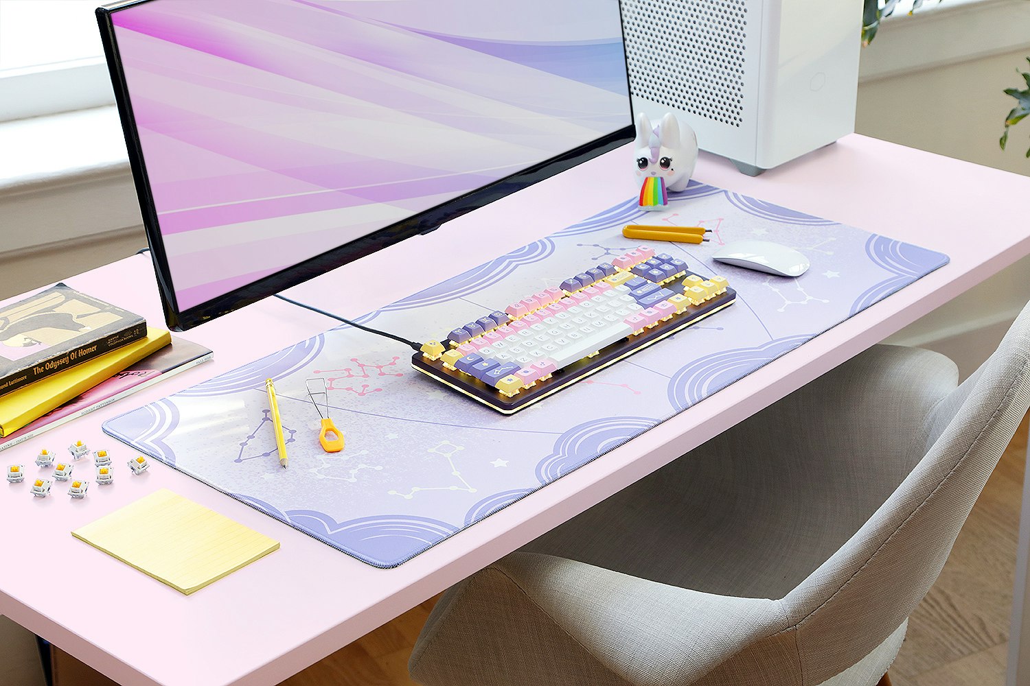 Drop Astrolokeys Desk Mat Midnight Black Battlestations Desk Mats