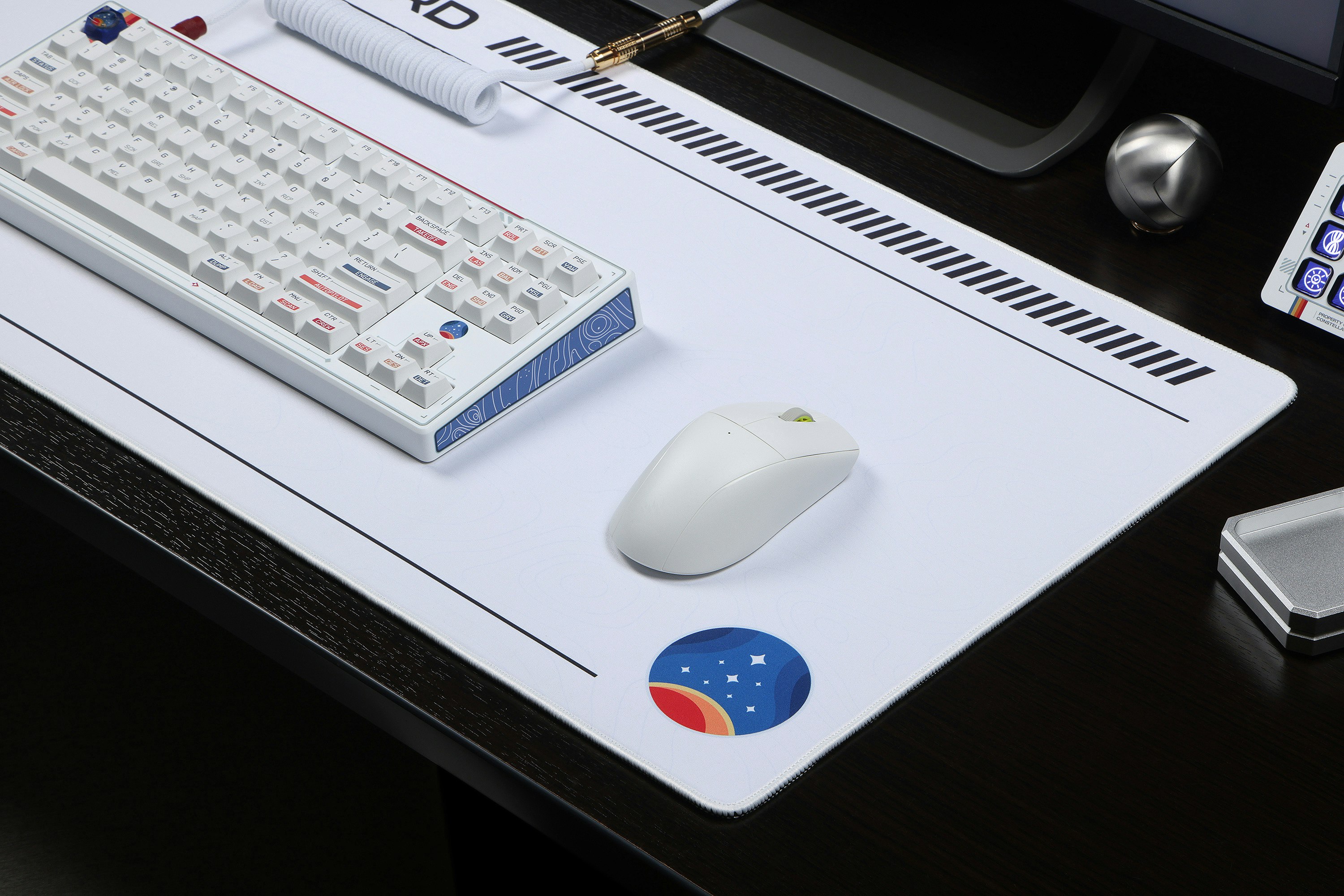 Drop + Starfield Constellation Desk Mat