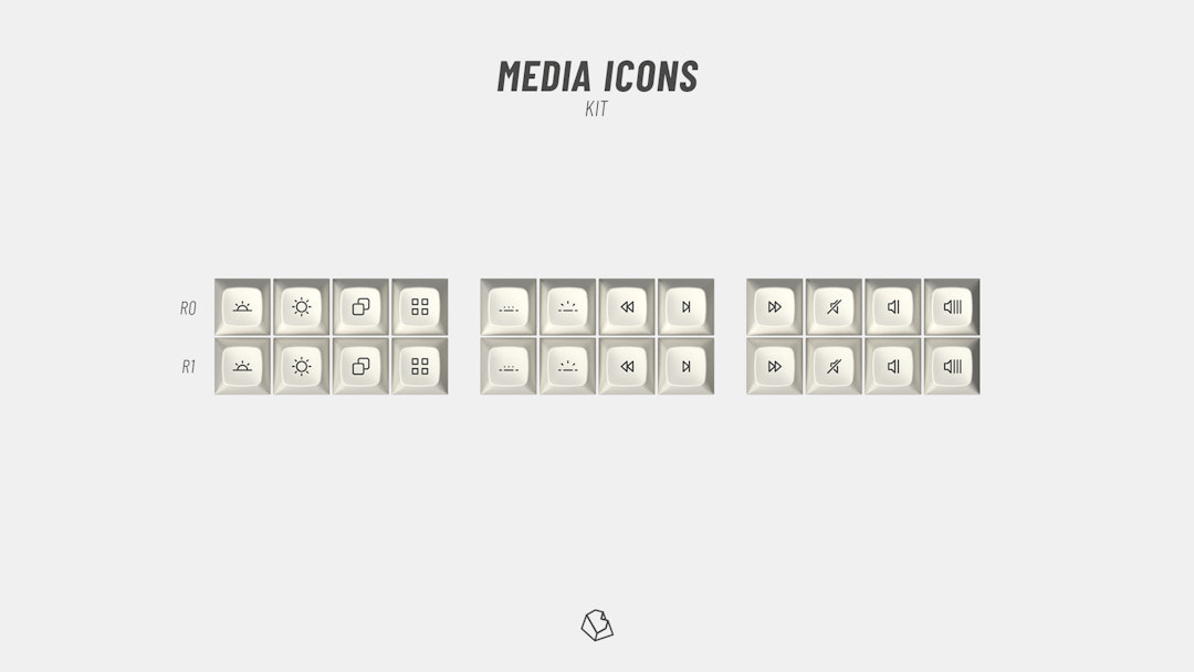 Drop + biip MT3 Extended 2048 Custom Keycap Set