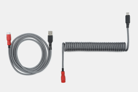 Drop Black Speech Coiled YC8 Keyboard Cable