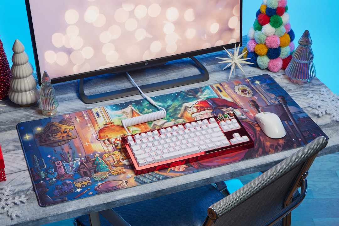 Drop Christmas Desk Mats