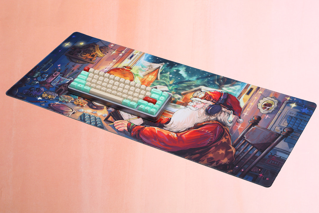Drop Christmas Desk Mats