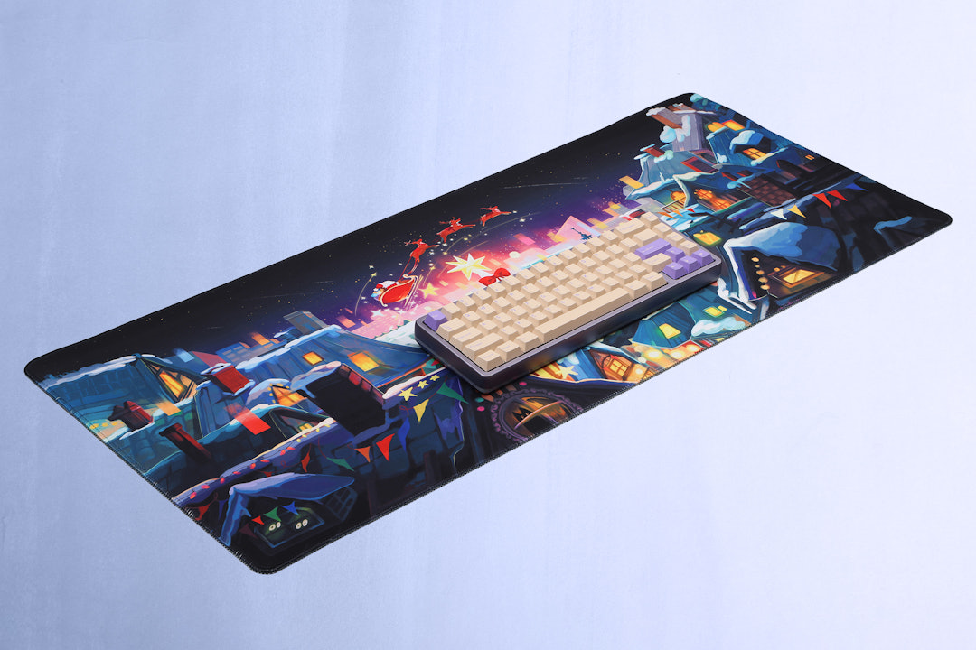 Drop Christmas Desk Mats