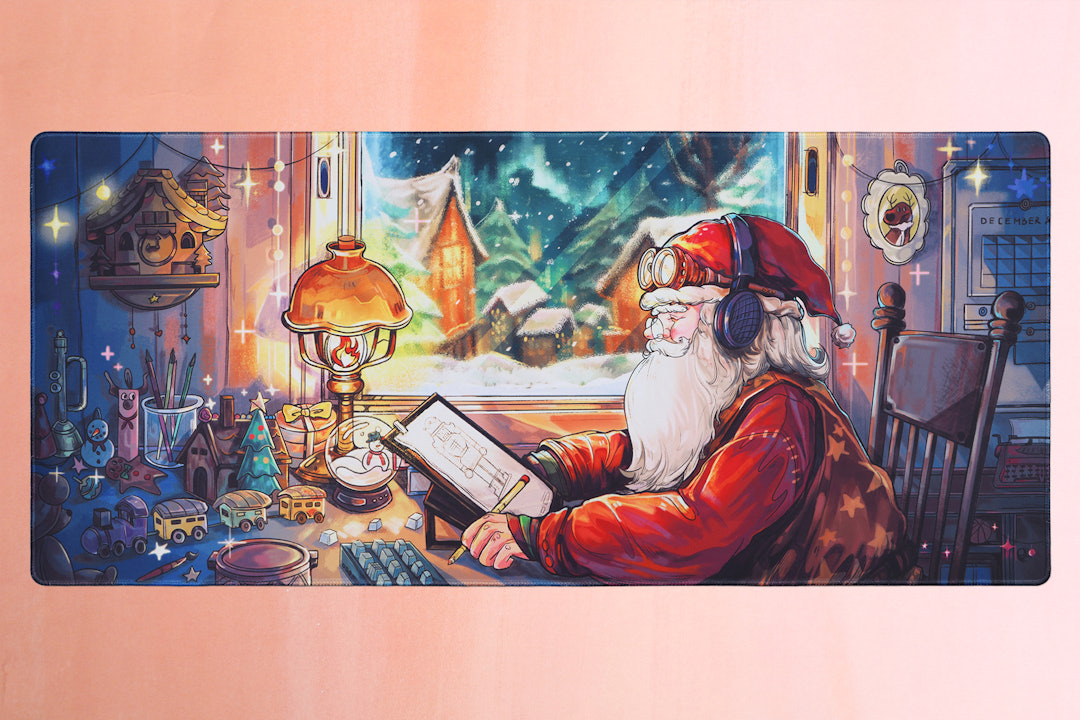 Drop Christmas Desk Mats