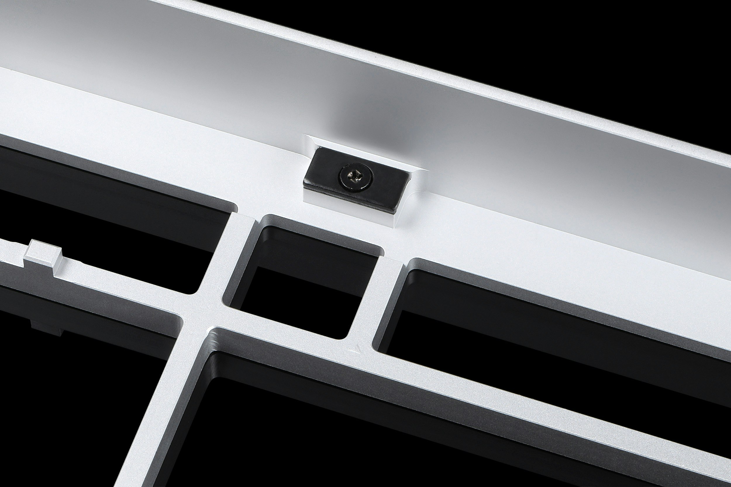 Drop CSTM80 Aluminum Decorative Case Silver Mechanical Keyboards