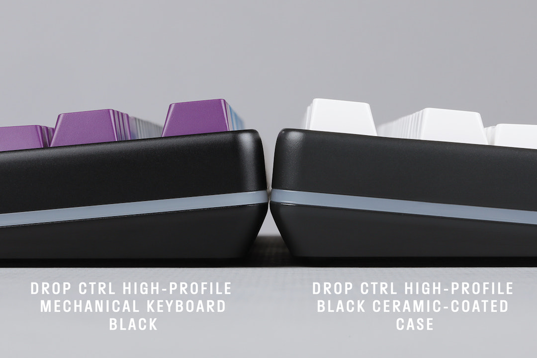 Drop CTRL High-Profile Black Ceramic-Coated Case