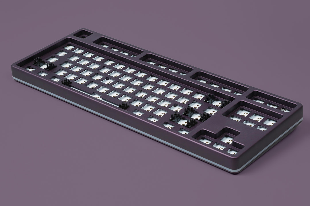Drop CTRL V1 High-Profile Dark Purple Barebones Keyboard